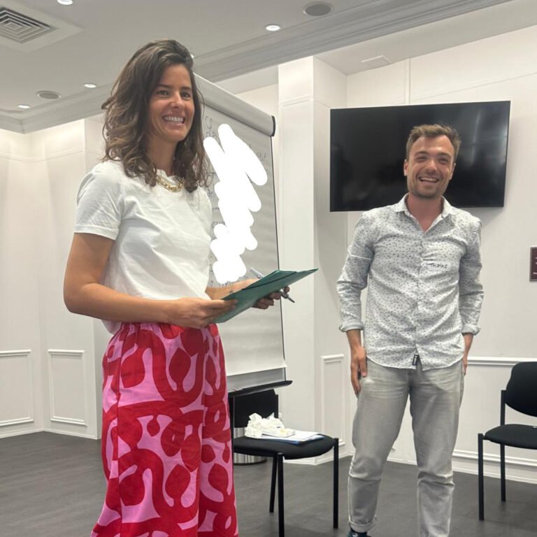 karen tougeron dans un atelier de coaching